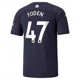 Koszulka Manchester City Phil Foden 47 Trzeci Stroje Piłkarskie 2021/22 Krótki Rękaw